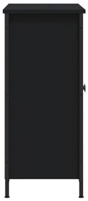vidaXL Μπουφές Μαύρος 100x33x75 εκ. από Επεξεργασμένο Ξύλο