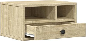 vidaXL Βάση Εκτυπωτή Sonoma Δρυς 40x32x22,5 εκ. από Επεξεργασμένο Ξύλο