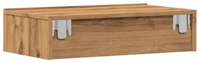 Σετ ντουλάπι τηλεόρασης 2 τεμαχίων με φώτα LED Artisan Oak 856346