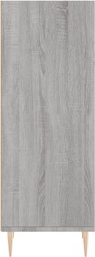vidaXL Ντουλάπι Γκρι sonoma 34,5x32,5x90εκ. από Επεξεργασμένο Ξύλο