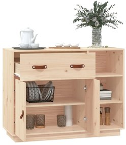 vidaXL Ντουλάπι 98,5 x 40 x 75 εκ. από Μασίφ Ξύλο Πεύκου