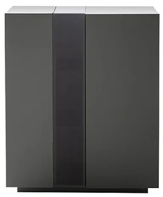 Ψηλός Μπουφές Σκούρο Γκρι 96x42x115 cm