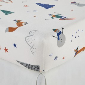 Σεντόνι με λάστιχο από φανέλα βαμβακερή, ύψος 25 εκ., Schuss