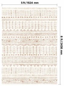 VEVOR Large Area Rug 5x8 ft Anti-Skid and Tear-Resistant Floor Mat Modern Beige