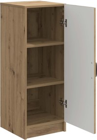 vidaXL Πλαϊνό γραφείο Artisan Δρυς 33 x 34,5 x 87 εκ.