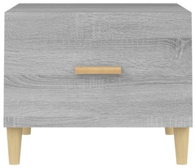 vidaXL Τραπεζάκια Σαλονιού 2 τεμ Γκρι sonoma 50x50x40 εκ Επεξ. Ξύλο