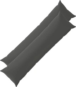 vidaXL Κάλυμμα Μαξιλαριού 2 pcs HEERLEN Ανθρακί 40 x 145 εκ.