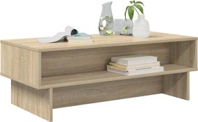vidaXL Τραπεζάκι σαλονιού Δρύς Sonoma 100 x 46 x 35 εκ.