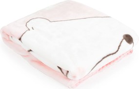 Baby blanket 80/110 Softy Sweet hugs pink