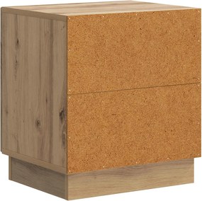 vidaXL Κομοδίνο Artisan Δρυς 43 x 34,5 x 47 εκ. Επεξεργασμένο Ξύλο