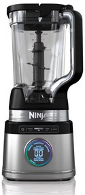 Μπλέντερ Ninja Detect Pro TB201EU, 1200W, 2,1 λίτρα, 14 ταχύτητες, χρονοδιακόπτης, οθόνη LED, χωρίς BPA, μαύρο/κρασί