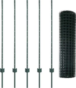 vidaXL Συγκολλητός φράχτης από σύρμα 10 x 1,2 μ (Π x Υ)
