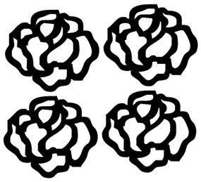 Intra απο ξύλο plywood 3mm-4mm πάχος - Ρόζα Δίασταση 30x30 cm Intraeaxys-eo4k097j