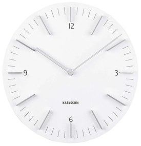 Ρολόι Τοίχου Detailed KA5782WH Φ30cm White Karlsson Wood