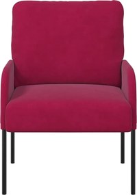 vidaXL Καναπέδες με μαξιλάρι 55cm Κόκκινο Κόντρα πλακέ