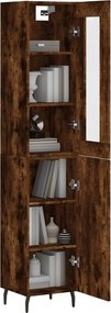 vidaXL Ντουλάπι Καπνιστή δρυς 34,5x34x180 εκ. από Επεξεργασμένο Ξύλο