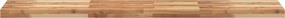 vidaXL Ράφι Κρεμαστό 160x30x4 εκ. Φινίρισμα Λαδιού Μασίφ Ακακία