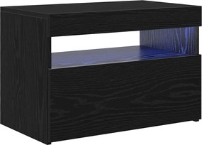 vidaXL Ντουλάπι TV Μαύρη Οξυά 60 x 35 x 40 εκ. Επεξεργασμένο ξύλο