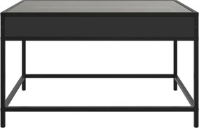 vidaXL Τραπεζάκι Σαλονιού Infinity LED Μαύρο 70x50x41 εκ.
