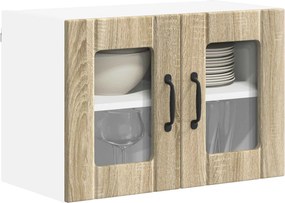 vidaXL Ραφιέρα τοίχου LUCCA Sonoma Δρυς 60 x 31 x 40 εκ