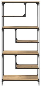 vidaXL Βιβλιοθήκη artisan δρυς 81 x 36 x 176 εκ Επεξεργασμένο ξύλο