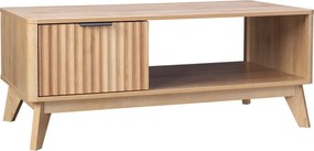 Τραπέζι σαλονιού Hamea pakoworld mdf σε φυσική απόχρωση 110x55,2x45εκ