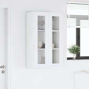vidaXL Κρεμαστό ντουλάπι Λευκό 60 x 31 x 100 εκ. Επεξεργασμένο ξύλο