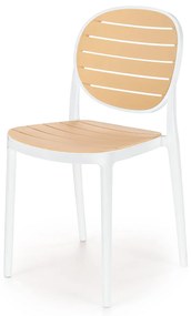 K529 chair white / brown