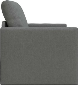 vidaXL Κρεβάτι καναπές 60cm Σκούρο Γκρι ύφασμα