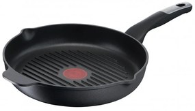 Tefal Grill Pan E2294074 GRILP 26 RND IC G6 UNLIMITED CA, 26 cm, Thermo-Signal & Fusion, χωρίς PFOA, επαγωγή, Μαύρο