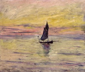 Monet, Claude - Εκτύπωση έργου τέχνης The Sailing Boat, Evening Effect, 1885, (40 x 35 cm)