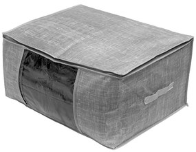 Θήκη Φύλαξης Ρούχων Υφασμάτινη Non Woven Grey Estia 45x30x60εκ. 03-5719