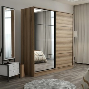 Διφυλλη Ντουλαπα Συρομενη Χρυσο KALEO 52x180x210