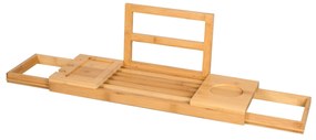 Ράφι Μπάνιου Επεκτάσιμο 50-92x18x4cm Μπαμπού