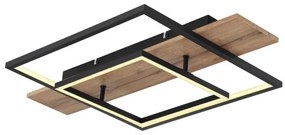Πλαφονιέρα Φωτιστικό Οροφής LED 24W Μαύρο 60cm Vanni 67289D Globo Lighting-67289D-Μαύρο 67289D