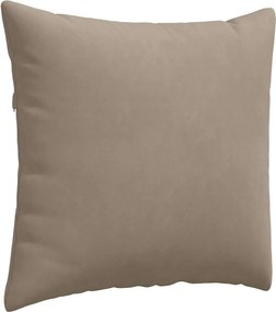 vidaXL Μαξιλάρι Καναπέ 2 pcs Taupe 45 x 45 cm ύφασμα
