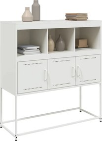vidaXL Ντουλάπι Λευκό 100,5x39x107 εκ. Ατσάλινο