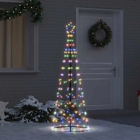 vidaXL LED Χριστουγεννιάτικο Δέντρο με 390 LED Πολύχρωμο 250 cm Σίδερο