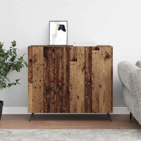 vidaXL Πλαϊνό γραφείο Παλιό ξύλο 89,5 x 34 x 80 εκ. Επεξεργασμένο ξύλο