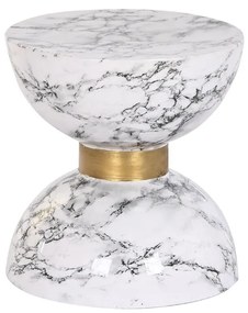 Βοηθητικό Τραπέζι DKD Home Decor Λευκό Σίδερο 33 x 33 x 35 cm