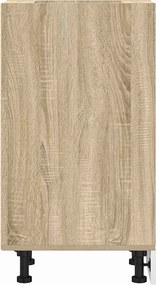 vidaXL Ντουλάπι Δαπέδου Riga Sonoma Δρυς 20x44,5x81,5 εκ. Ξύλο