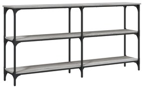 vidaXL Τραπέζι Κονσόλα Γκρι Sonoma 150x29x75 εκ. Επεξεργασμένο Ξύλο