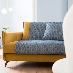Ριχτάρι Πολυθρόνας (180x180) Gofis Home Peacock Royal Blue 935/01