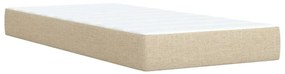 ΚΡΕΒΑΤΙ BOXSPRING ΜΕ ΣΤΡΩΜΑ ΚΡΕΜ 80 X 200 ΕΚ. ΥΦΑΣΜΑΤΙΝΟ 3286900