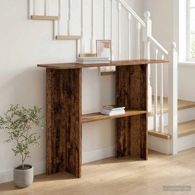 vidaXL Τραπέζι κονσόλας Παλαιωμένο ξύλο 100 x 30 x 75 εκ