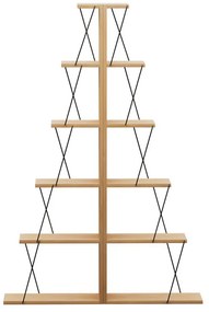 Βιβλιοθήκη mini Tars pakoworld sonoma-μαύρο 130x22x146εκ (1 τεμάχια)