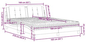 ΚΡΕΒΑΤΙ ΜΕ ΣΤΡΩΜΑ ΜΑΥΡΟ 160X200ΕΚ.ΑΠΟ ΣΥΝΘΕΤΙΚΟ ΔΕΡΜΑ 3208873