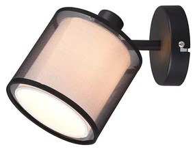 Σποτ Trio Lighting Burton 811400132 Μαύρο - Λευκό