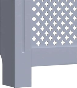vidaXL Κάλυμμα Καλοριφέρ Ανθρακί 152 x 19 x 81,5 εκ. από MDF