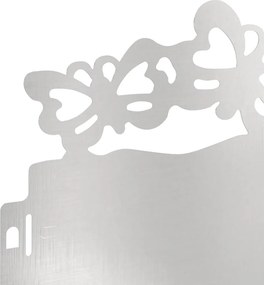 vidaXL Περιγράμματα γκαζόν 10 τμχ. 103 x 0,05 x 22 εκ Ασημί